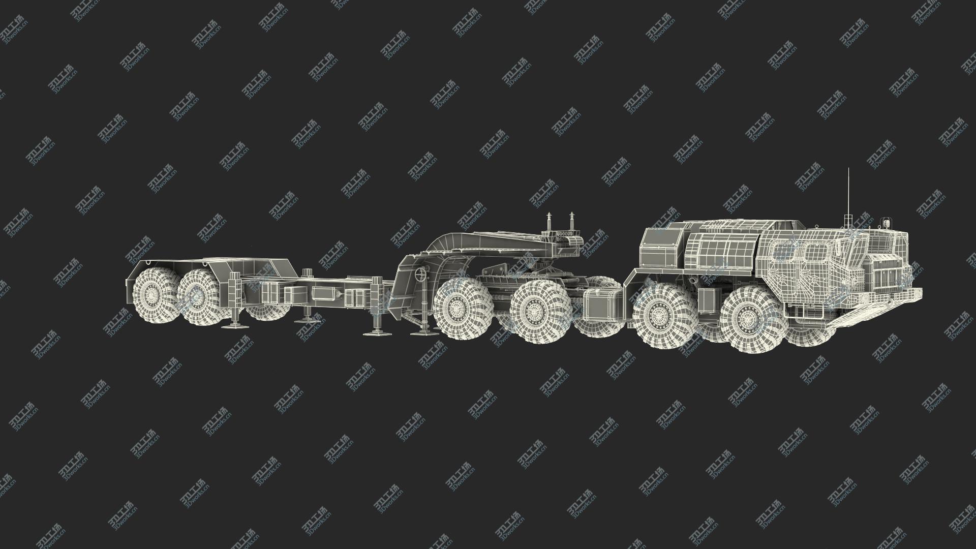 images/goods_img/202104093/MAZ 74106 with Trailer Green 3D model/3.jpg